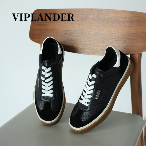 viplander春季新款皮质板鞋