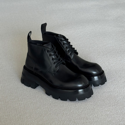 VIPlander真皮厚底马丁靴商务休闲增高皮靴英伦皮鞋男冬季152002