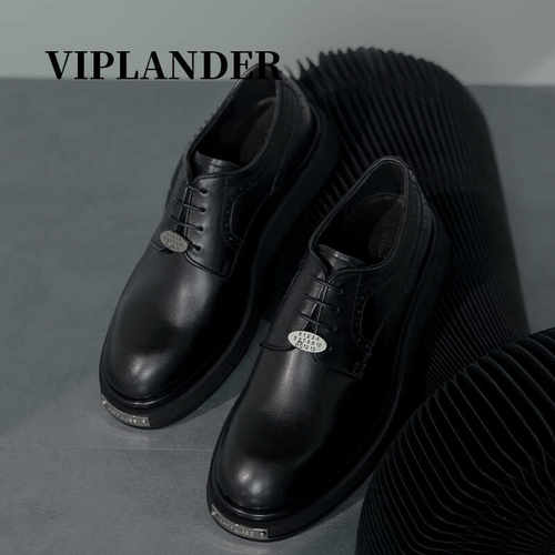 viplander夏金属装饰休闲德比鞋