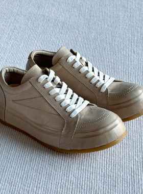 VIPlander真皮马皮透气板鞋休闲百搭系带厚底鞋舒适男鞋春010-1