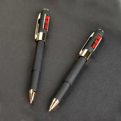 金万年中性笔水笔商务笔签字笔