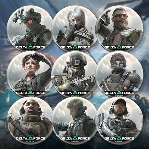 三角洲行动吧唧冰箱贴图案清晰