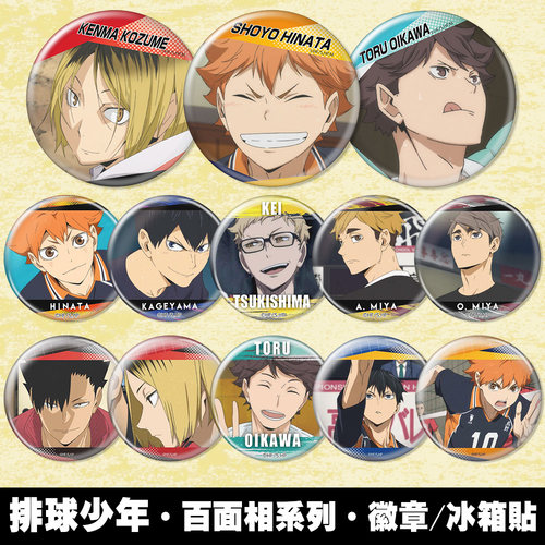 排球少年吧唧冰箱贴图案清晰