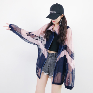 韩版学生宽松bf防晒衣