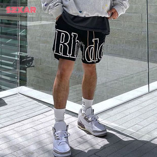 男生篮球裤 短裤 不过膝四分裤 修身 夏季 速干休闲运动裤 街头潮牌美式