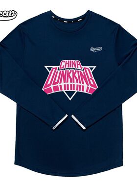 SZXAR联名DK运动长袖t恤男女秋季速干休闲训练热身投篮球服健身衣