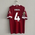 2526 Liverpool Home Printed #4 + Sleeve Patch