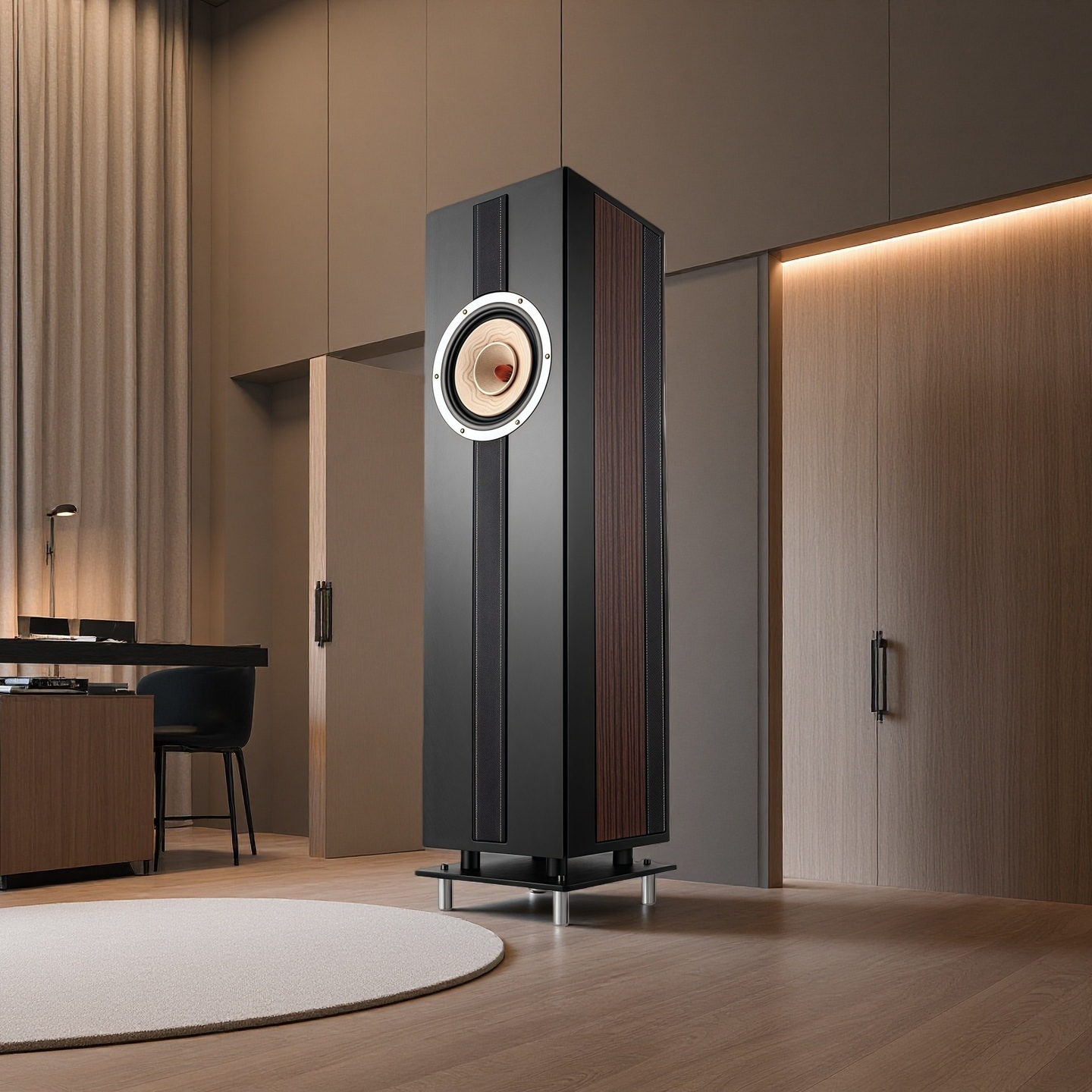 高品质8寸全频Hifi音箱落地式hifi级Silver-8丽颂liisong工厂直销