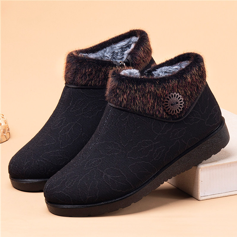 老北京布鞋女冬经典传统老人妈妈棉鞋加绒保暖老太太软底奶奶棉鞋,女鞋,高帮鞋,淘宝优惠券,粉丝福利购,淘宝优惠卷