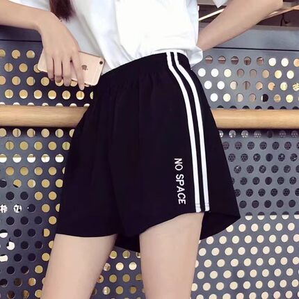 短裤女夏季宽松韩版高腰运动休闲百搭2026新款居家瑜伽睡裤潮ins
