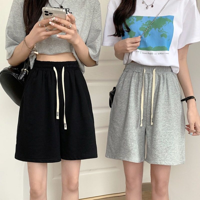 运动短裤女夏季外穿5分夏天2025新款宽松薄款休闲爆款五分裤中裤