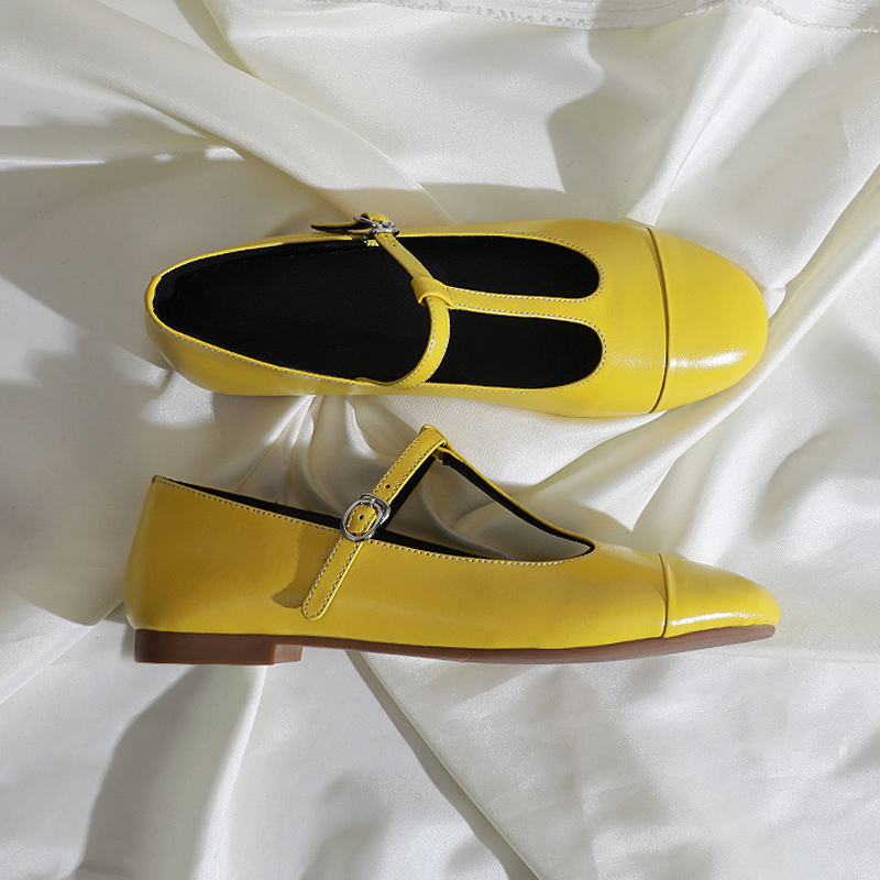 浅口玛丽珍鞋莲花府邸里外全皮