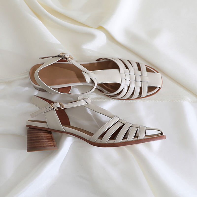 罗马凉鞋时尚休闲里外全皮