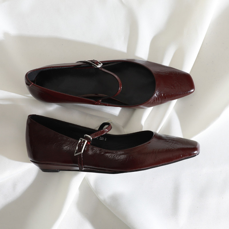 莲花府邸2025春季时尚单鞋优雅浅口鞋方头低跟玛丽珍鞋女里外全皮,女鞋,玛丽珍鞋,淘宝优惠券,粉丝福利购,淘宝优惠卷