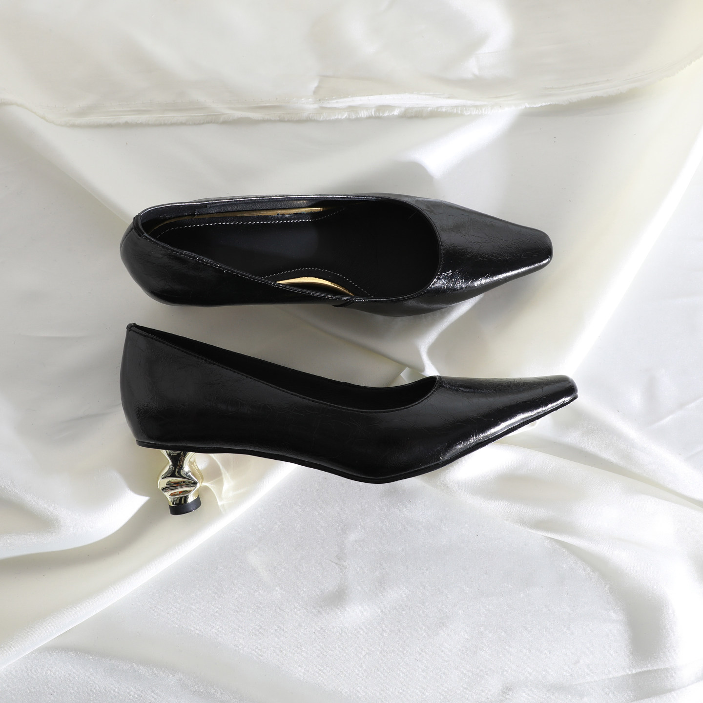 莲花府邸2026春季简约方头浅口鞋一脚蹬单鞋气质百搭中跟牛皮女鞋,女鞋,浅口单鞋,淘宝优惠券,粉丝福利购,淘宝优惠卷