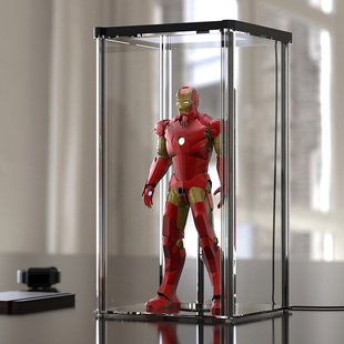 透明通用型防尘展示盒2.0全封闭 12寸ht人偶dam兵人ss toysbox1