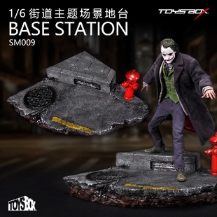 toys-box 1/6HT HOTTOYS DAM 12寸人偶 兵人玩具街道主题场景地台