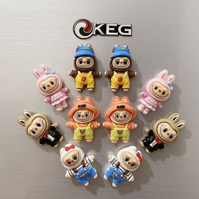 labubu拉布布装饰品冰箱贴