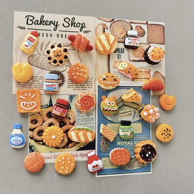 爆款仿真面包饼干冰箱贴