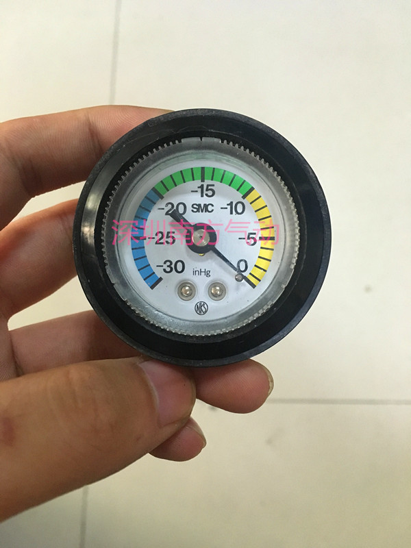 SMC 原装正品GZ46系列压力表0~-30 inHg英寸贡柱 现货