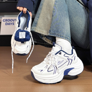 百搭软底轻便保暖老爹鞋 2025秋冬爆款 男女同款 回力情侣加绒运动鞋