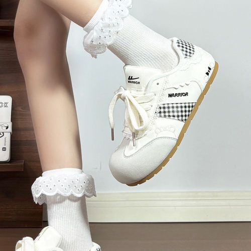 回力黑白德训鞋女2026新款春季