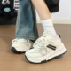 运动鞋 女冬季 加绒原创百搭轻便透气小白鞋 人本软底情侣款 男女同款