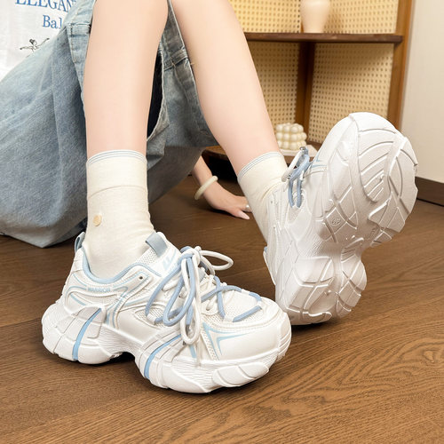回力网面透气老爹鞋女夏季新款