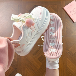 厚底百搭大头休闲板鞋 新款 小众 女原创2025秋冬季 回力郁金香小白鞋