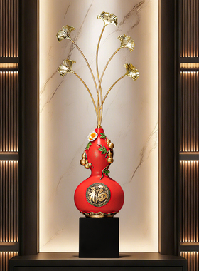 乔迁入宅福禄吉祥葫芦摆件礼物