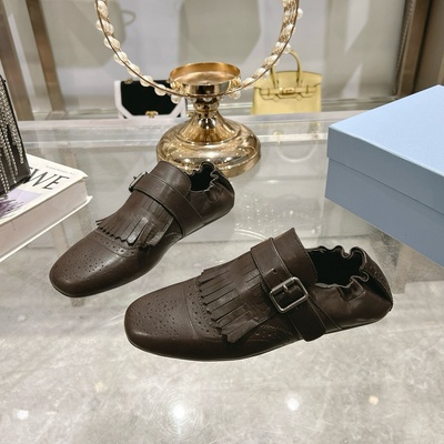 真皮复古做旧单鞋半拖一脚蹬鞋女