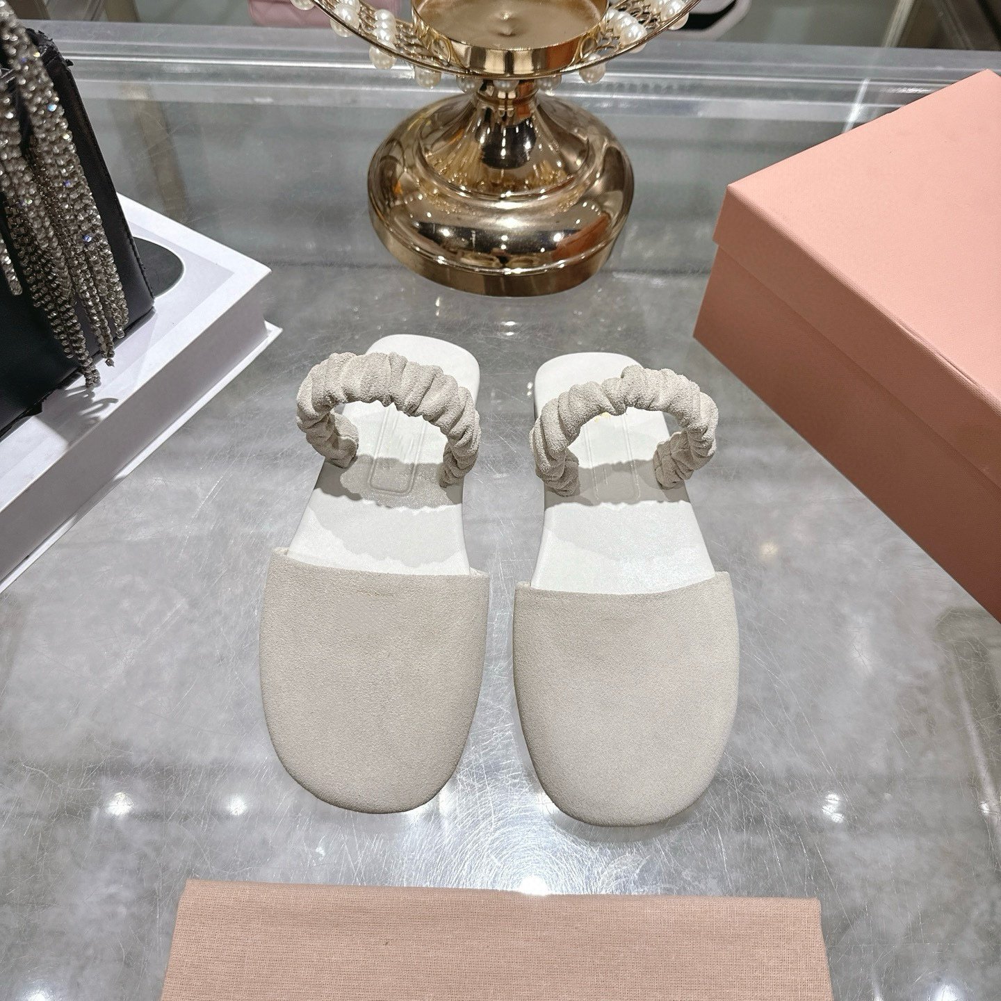 2026新款欧美风真皮包头拖女平底百搭舒适一脚蹬懒人外穿凉拖鞋,女鞋,包头拖,淘宝优惠券,粉丝福利购,淘宝优惠卷