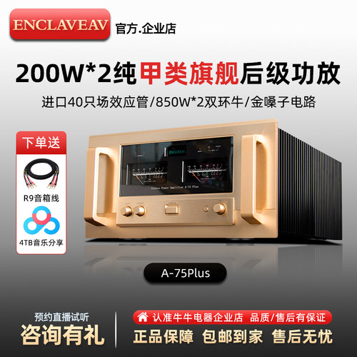 hifi发烧纯甲类后级功放机