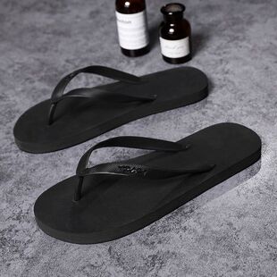 休闲沙滩凉鞋 男士 潮流夹脚凉拖 外穿防滑软底拖鞋 人字拖男2025夏季