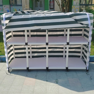 幼儿园玩具储物柜室外防雨置物架器械儿童积木移动户外玩具收纳架