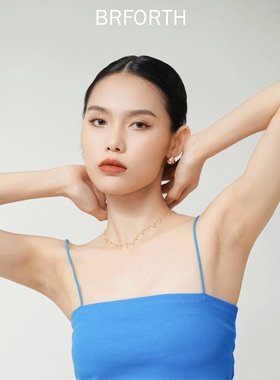 BRFORTH 四芒星满天星项链锁骨链女简约轻奢气质设计百搭仙气项链