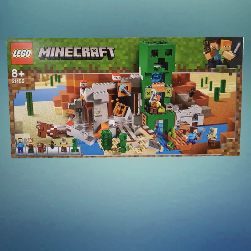 乐高玩具lego 21155矿洞寻宝我的世界男孩儿童益智拼装积木礼物
