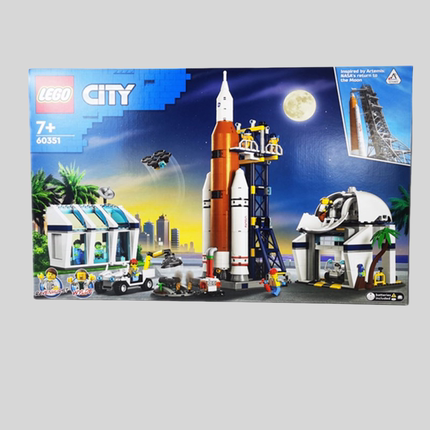 乐高玩具lego 60351火箭发射基地城市系列男孩儿童拼装积木2022