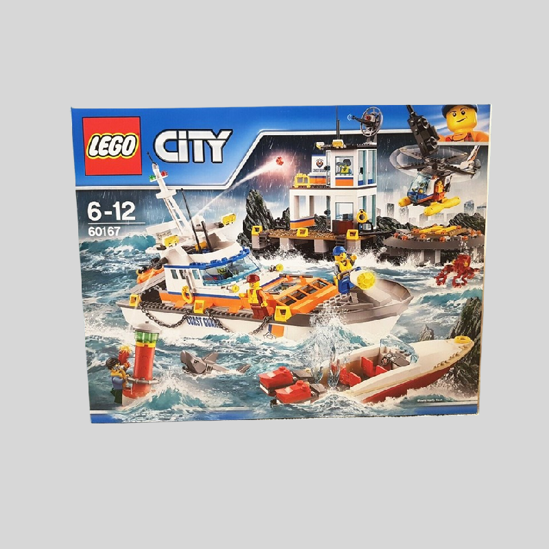 乐高玩具lego 60167城市系列海岸警卫队基地男孩儿童益智积木礼物