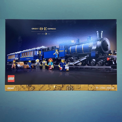 乐高玩具lego 21344东方快车IDEAS男孩儿童益智拼插积木礼物2024