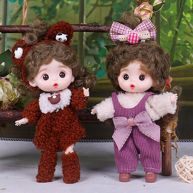 12厘米OB11娃衣素体换装公主过家家玩具手办公仔玩偶洋娃娃,玩具/童车/益智/积木/模型,过家家玩具,淘宝优惠券,粉丝福利购,淘宝优惠卷