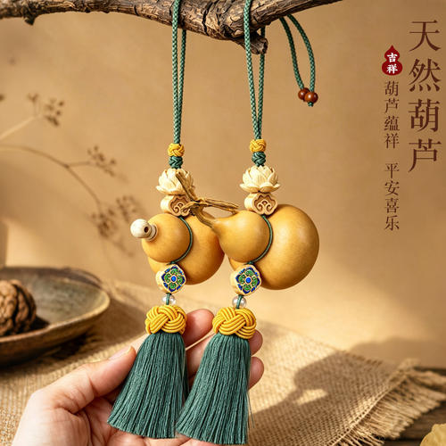 天然葫芦挂件短款大门对门对客厅