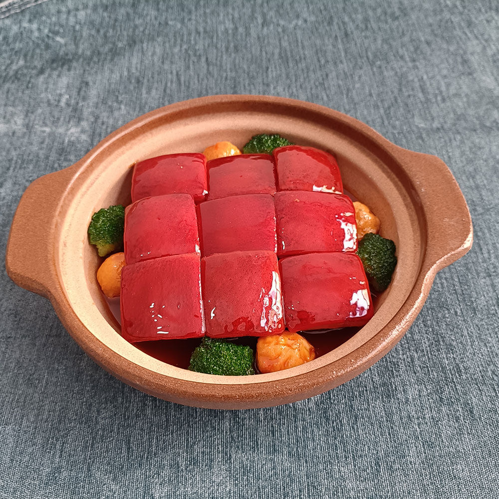 定制仿真鹌鹑红烧肉食品模型拍戏道具假菜展示品厨师教学食物样品