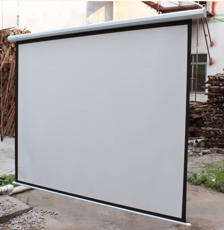 84英寸100英寸120英寸 电动幕布电动屏幕高清银幕投影屏幕投影幕