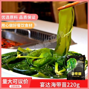 宴达海带苗220gx1袋新鲜腌渍裙带菜鲜嫩爽口无沙火锅凉拌菜半成品