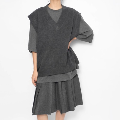 AIRROOM复古叠穿慵懒感百搭背心