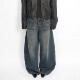 水洗慵懒长裤 AIRROOM「922新品 」高个子专属复古怀旧宽松牛仔裤