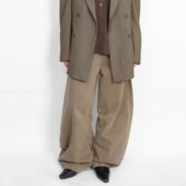 」美式 复古宽松阔腿裤 女高级感弯刀牛仔裤 AIRROOM「922新品 新款