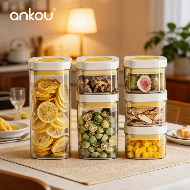 安扣真空密封罐食品级宝宝零食收纳罐防潮杂粮罐子厨房干货储物罐