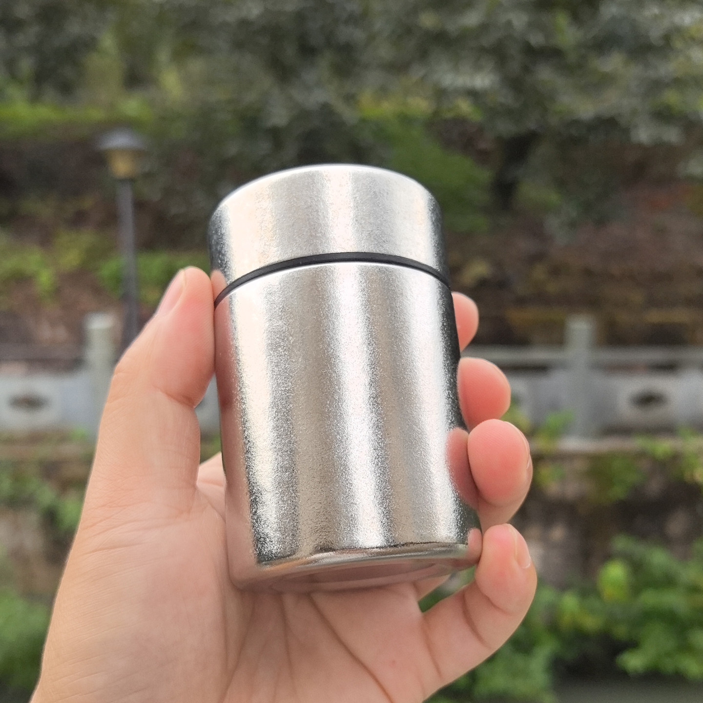 165ml纯钛防潮密封茶叶罐药罐